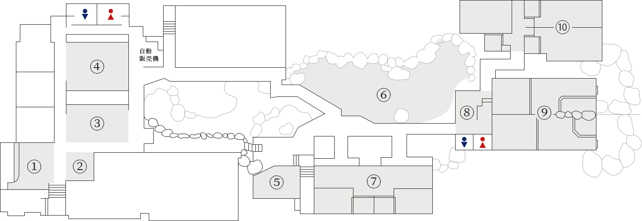 イメージ：館内図1F